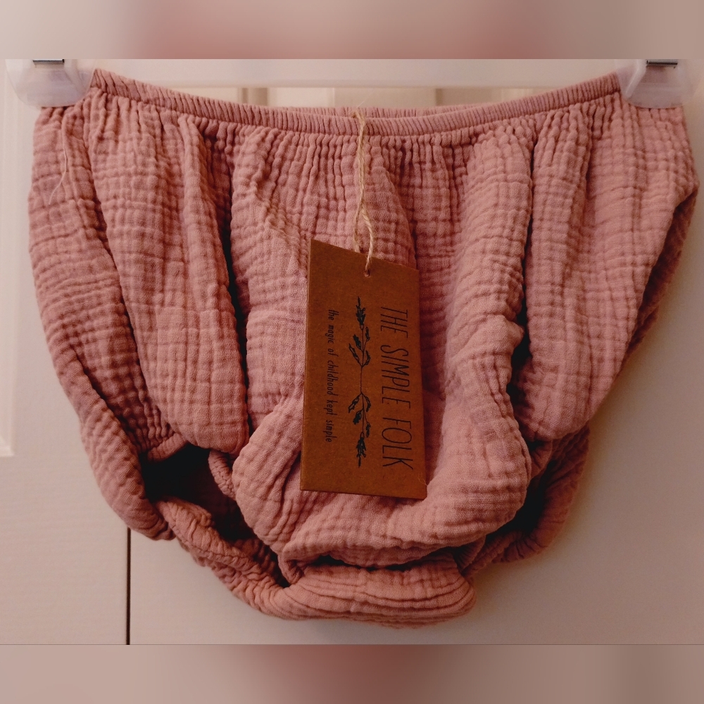 New With Tags The Simple Folk Antique Rose Muslin Bloomers